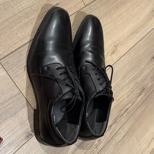 Alfani Black Leather Derbys